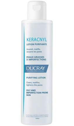 Лосьон для лица Ducray Keracnyl Lotion Purifiante очищающий, для жирной кожи, 200 мл