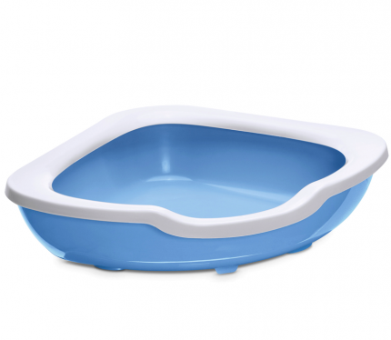 Moderna туалет лоток угловой corner tray 55x45x13h см серый