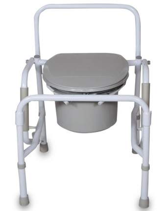 Кресло-туалет, со спинкой, с опускающимися подлокотниками Amrus AMCB6807