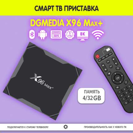 Smart-TV приставка Vontar X4 Amlogic S905x4 4/64Гб - купить в ANshop, цена  на Мегамаркет