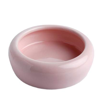 Миска для кошек Пижон, керамическая, нежно-розовая, 110 мл