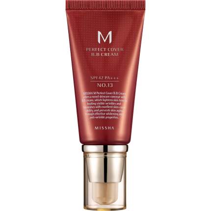 BB-крем для лица MISSHA M Perfect Cover SPF42 солнцезащитный тон 13 Bright Beige 50 мл