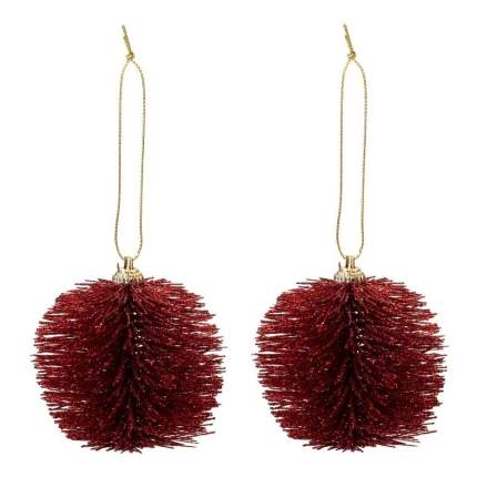 Материал: полиэстер; полипропилен, Тип: шар на ель, Цвет: серый; белый; красный, Цвет производителя: серый; белый;   ...