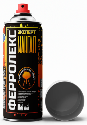 Аэрозольная термостойкая быстросохнущая грунт-эмаль предназначена для защитной окраски металла используемого при производстве мангалов, печей, котлов, и  ...