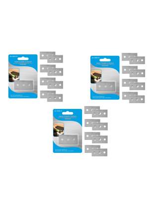 Мультидом Набор из 8 лезвий для скребка для стеклокерамических плит, 3 шт - это качественный расходный  ...