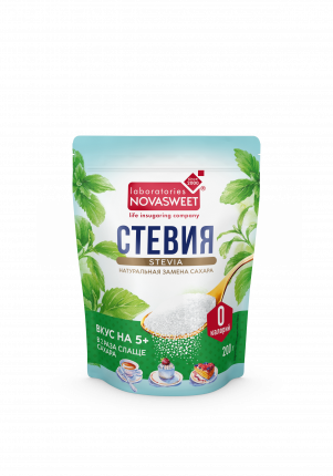 Заменитель сахара Novasweet стевия 200 г