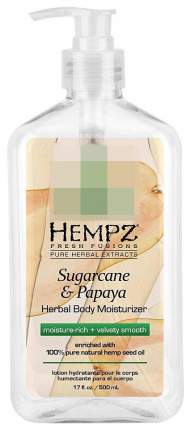 Молочко для тела HEMPZ Herbal Body Сахарный Тростник и Папайя увлажняющее, 500 мл
