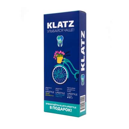 Зубная паста Klatz LIFESTYLE Свежее дыхание 75мл+Комплексный уход 75мл+Зубная щетка