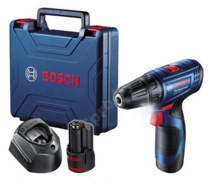 Аккумуляторный безударный шуруповерт Bosch GSR 120 Li кейс 2x2 Ач 649861 (0.601.9G8.020)