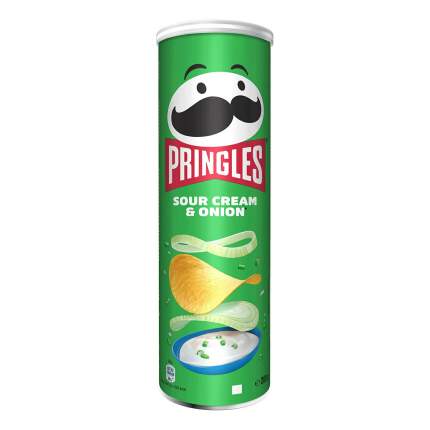 Чипсы картофельные Pringles сметана и лук 165 г