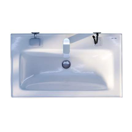 Раковина для ванной AM.PM X-Joy M85AWCC0802WG64 80 см, мебельная, встроенная, белый глянец