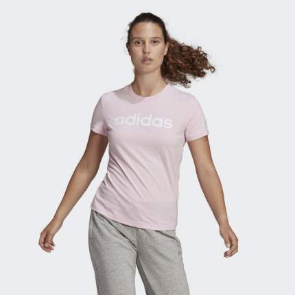 Футболка женская Adidas Essentials GL0771 розовая M