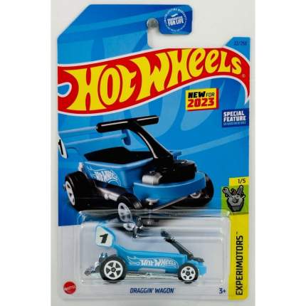 HKK71 Машинка игрушка Hot Wheels металлическая коллекционная DRAGGIN WAGON голубой. Хотите порадовать своего ребенка на день  ...