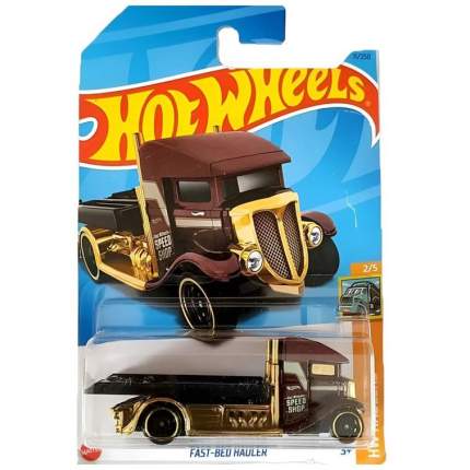 HKJ97 Машинка игрушка Hot Wheels металлическая коллекционная Fast-Bed Hauler бордовый. Хотите порадовать своего ребенка на день  ...