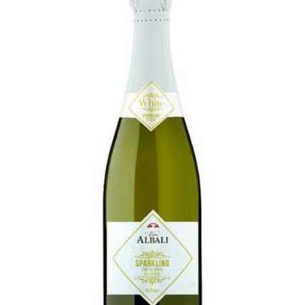 Вино безалкогольное Vina Albali Sparkling игристое белое сухое Испания 0,75 л