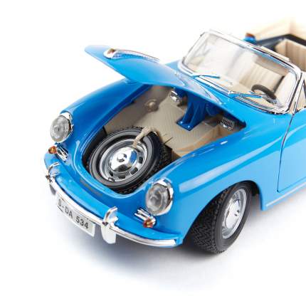 18-12025 - Bburago - 1:18 - 1961 Porsche 356B Cabriolet - Blue – bburago -shop