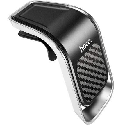 Автомобильный держатель в дефлектор магнитный Hoco CA74 Universe - Черный/Серебристый