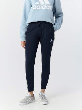Спортивные брюки женские Adidas Sportswear Essentials 3-Stripe French Terry Cuffed синие M