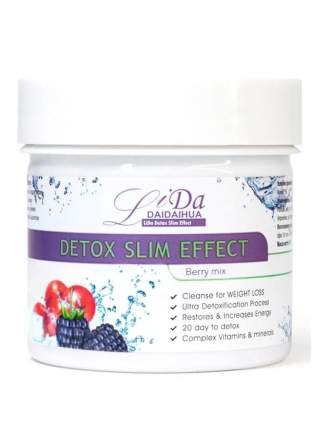 Детокс напиток для похудения Lida Detox Slim Effect порошок 80 г ягодный микс