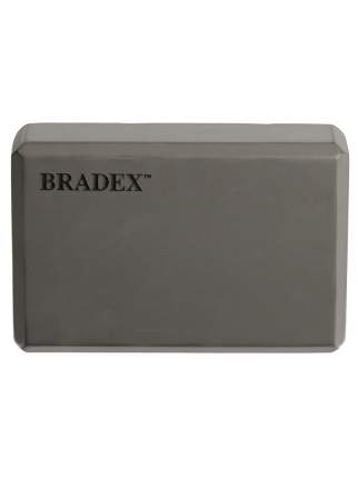 Блок для йоги Bradex SF 04 23x15x7,5 см, серый