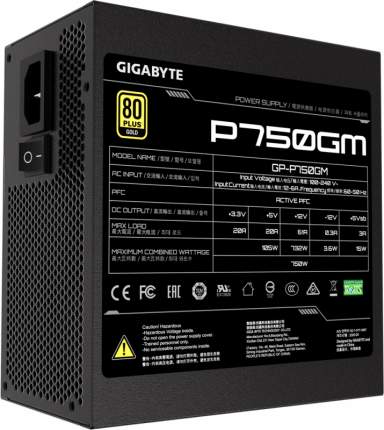 Блок питания компьютера Gigabyte GP-P750GM