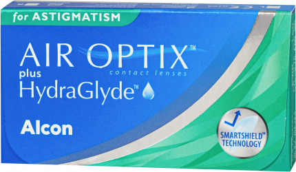 Контактные линзы Air Optix AIR OPTIX plus HydraGlyde for Astigmatism 8.7/CYL-0.75/AX170 3 шт.