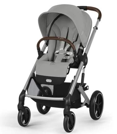 Прогулочная коляска Cybex Balios S Lux 2025 на шасси Silver (stone grey)