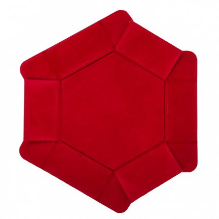 Дайс-трей Crowd Games шестиугольный на магнитах «Красный бархат» A-2008
