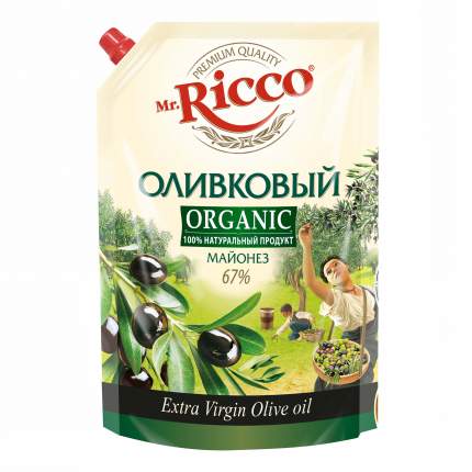 Майонез Mr.Ricco Organic оливковый 67%
