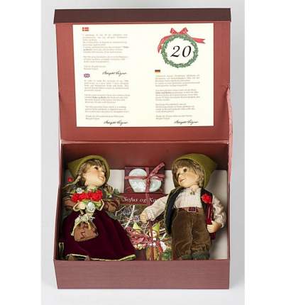 Подарочный набор кукол "Sofus & Karla", 28 см