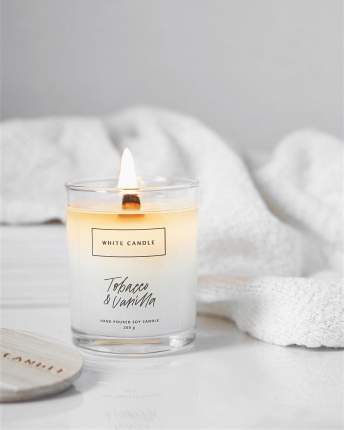 white company sandalwood candle