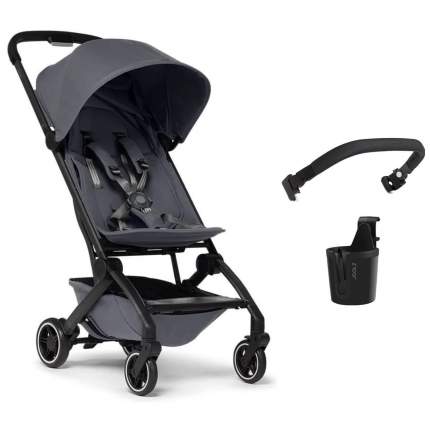 Коляска детская JOOLZ Aer STONE GREY 2024г с бампером и подстаканником