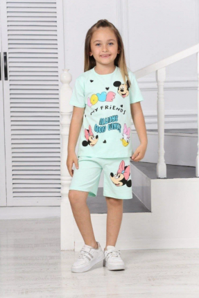 Материал верха: хлопок, Тип: костюм повседневный, Цвет: зеленый, Цвет производителя:   ...