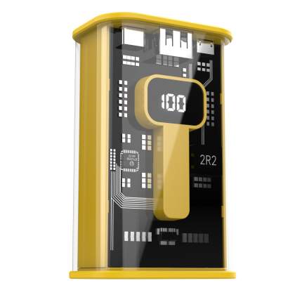 Внешний аккумулятор (Power Bank) Hiper Core Xs 10000 мАч, желтый