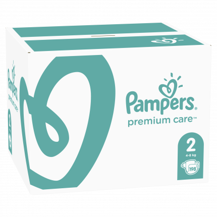 Подгузники Pampers Premium Care 2 (4-8 кг), 198 шт.