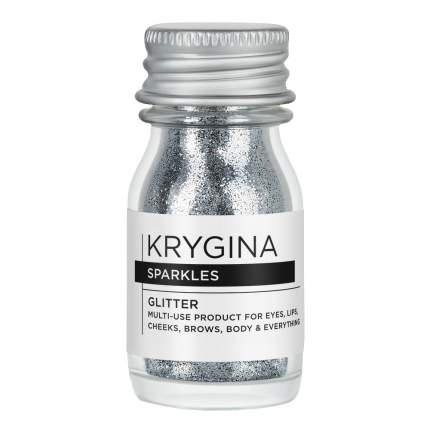 Мультифункциональные блестки Krygina Cosmetics Sparkles Silver