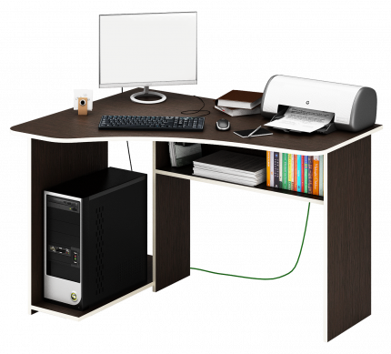 Компьютерный стол  Триан-1 Венге, Левый