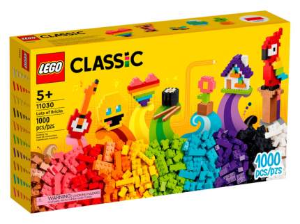 Конструктор LEGO Classic Много кубиков, 1000 деталей, 11030