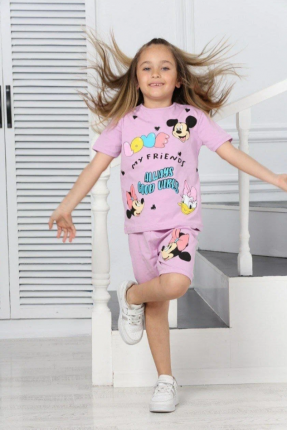 Материал верха: хлопок, Цвет: фиолетовый, Цвет производителя: фиолетовый, Тип: костюм   ...