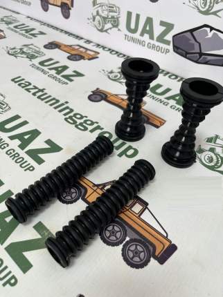 Применяемость:Данный комплект силиконовых трубок (гофр) устанавливается на УАЗ Патриот, Пикап всех годов выпуска в передние и  ...