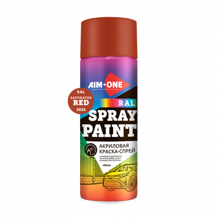 Spray paint — акриловая краска, предназначенная для финишного окрашивания металлических, стеклянных, деревянных, керамических поверхностей, а также  ...