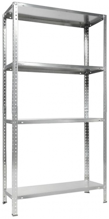 Офисный металлический стеллаж SAFEBURG ES-150KD, серый