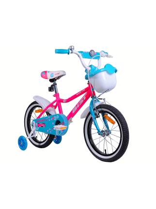 Детский велосипед AIST Wiki 16. Диаметр колеса 16 дюймов. Детский велосипед AIST для девочек. Такие байки имеют безопасную конструкцию руля и  ...