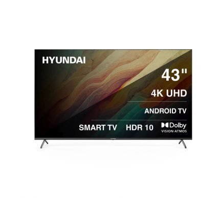 Телевизор HYUNDAI H-LED43BU7009, 43"(109 см), UHD 4K