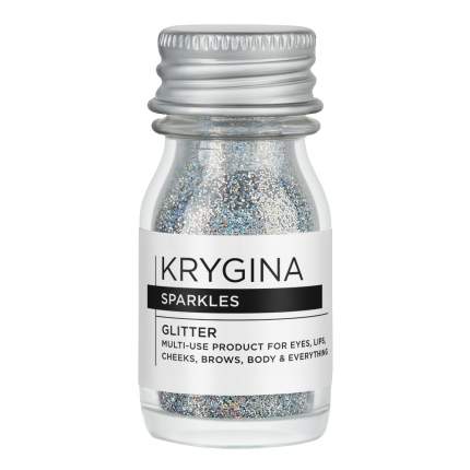 Мультифункциональные блестки Krygina Cosmetics Sparkles Prism Silver