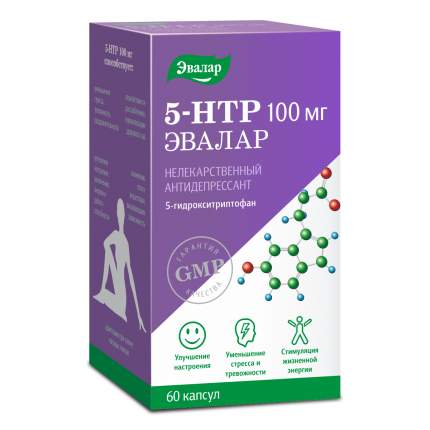 Анти-Эйдж 5-HTP Эвалар капсулы 100 мг 60 шт.