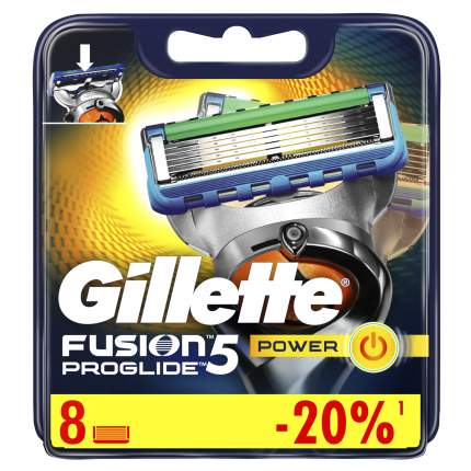 Сменные кассеты Gillette Fusion5 ProGlide Power 8 шт