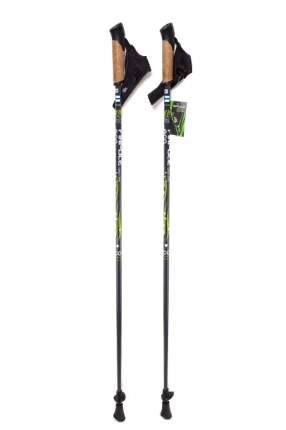 Палки для скандинавской ходьбы Finpole Eco, черный/зеленый, 110 см