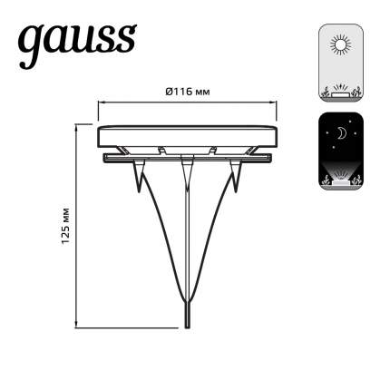 Светильник Gauss GS001
