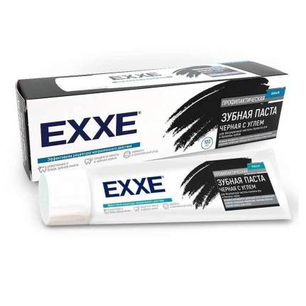 Зубная паста EXXE black, черная с углем, 100 мл